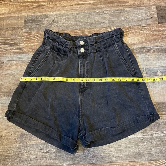 Dynamite Paperbag Denim Shorts - Picture 5 of 7
